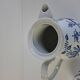 Vintage Dubí Czech Porcelain Blue Onion Cibulák Teapot, c. 1970