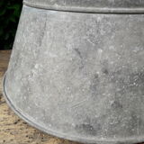 Washing basin diam41cm in zinc garden