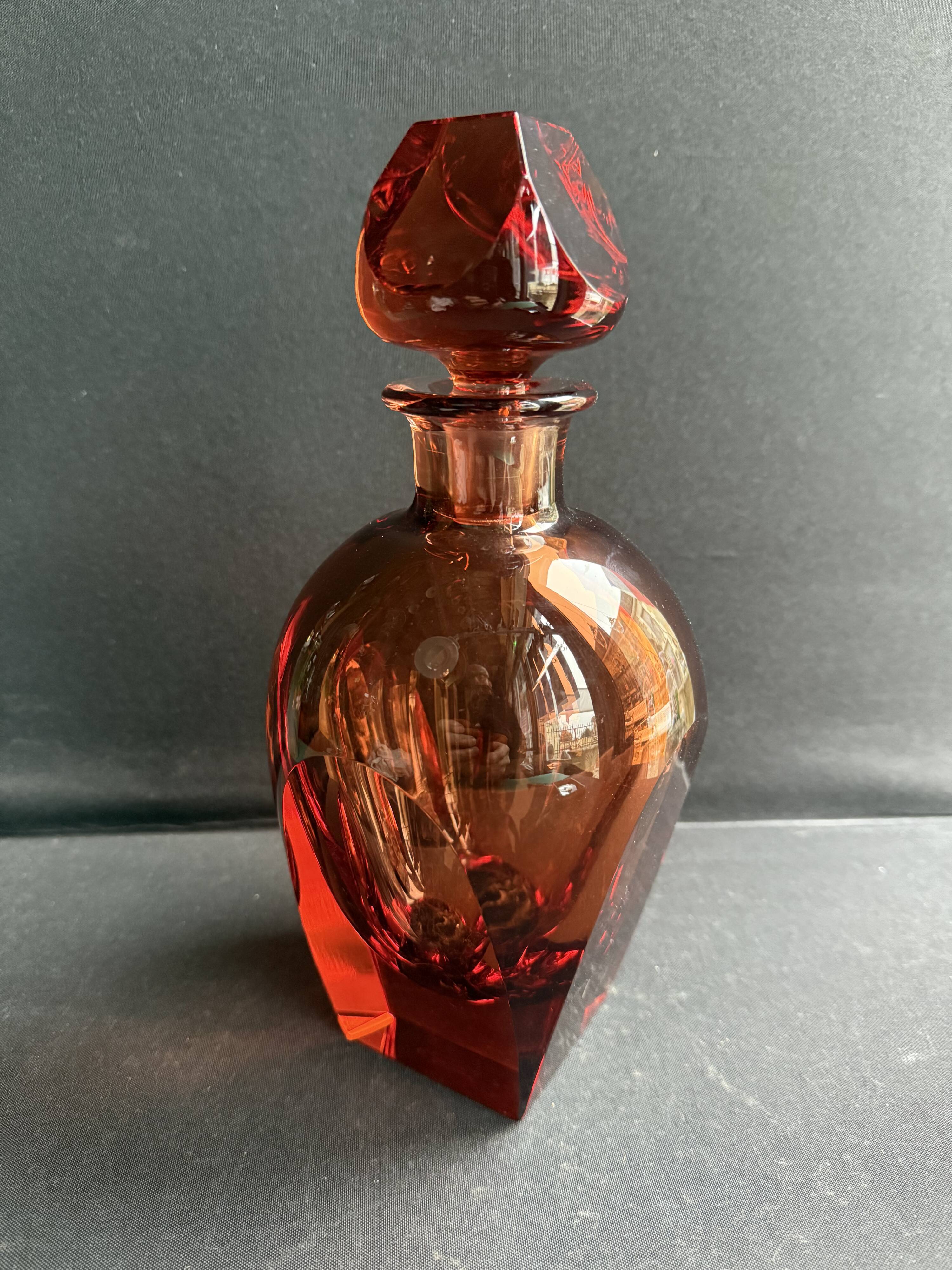 Whiskey or Bourbon Decanter – Moser Luxury Crystal – Rudolph Eschler