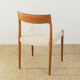 Chaises de salle à manger modèle 77 de Nils O. Møller
