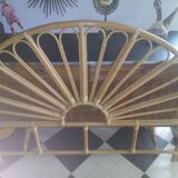 Rattan bedhead