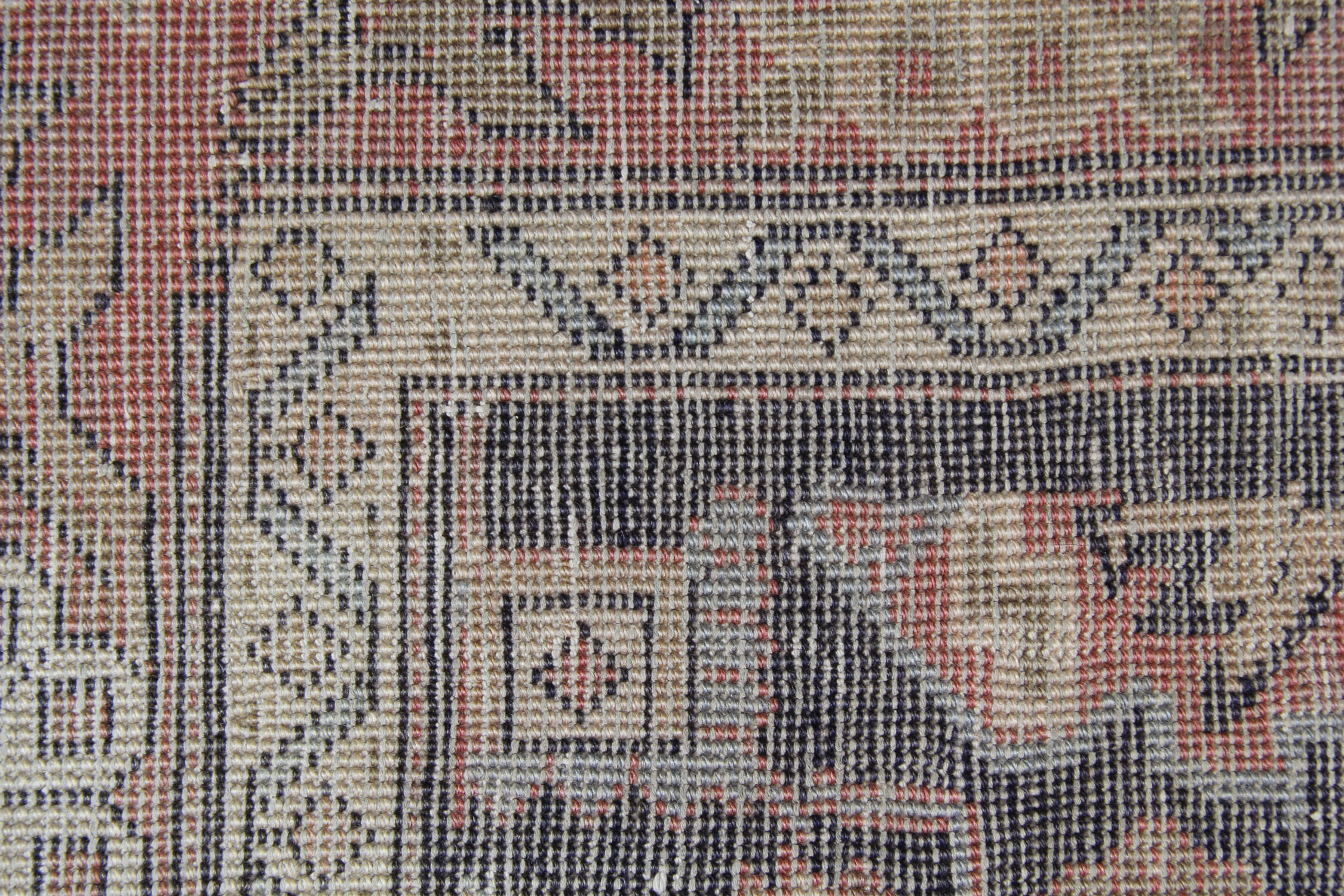 Handmade caucasian oriental wool runner rug blue traditional entranceway rug 140x300cm