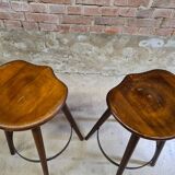 Set of 2 vintage bar stools