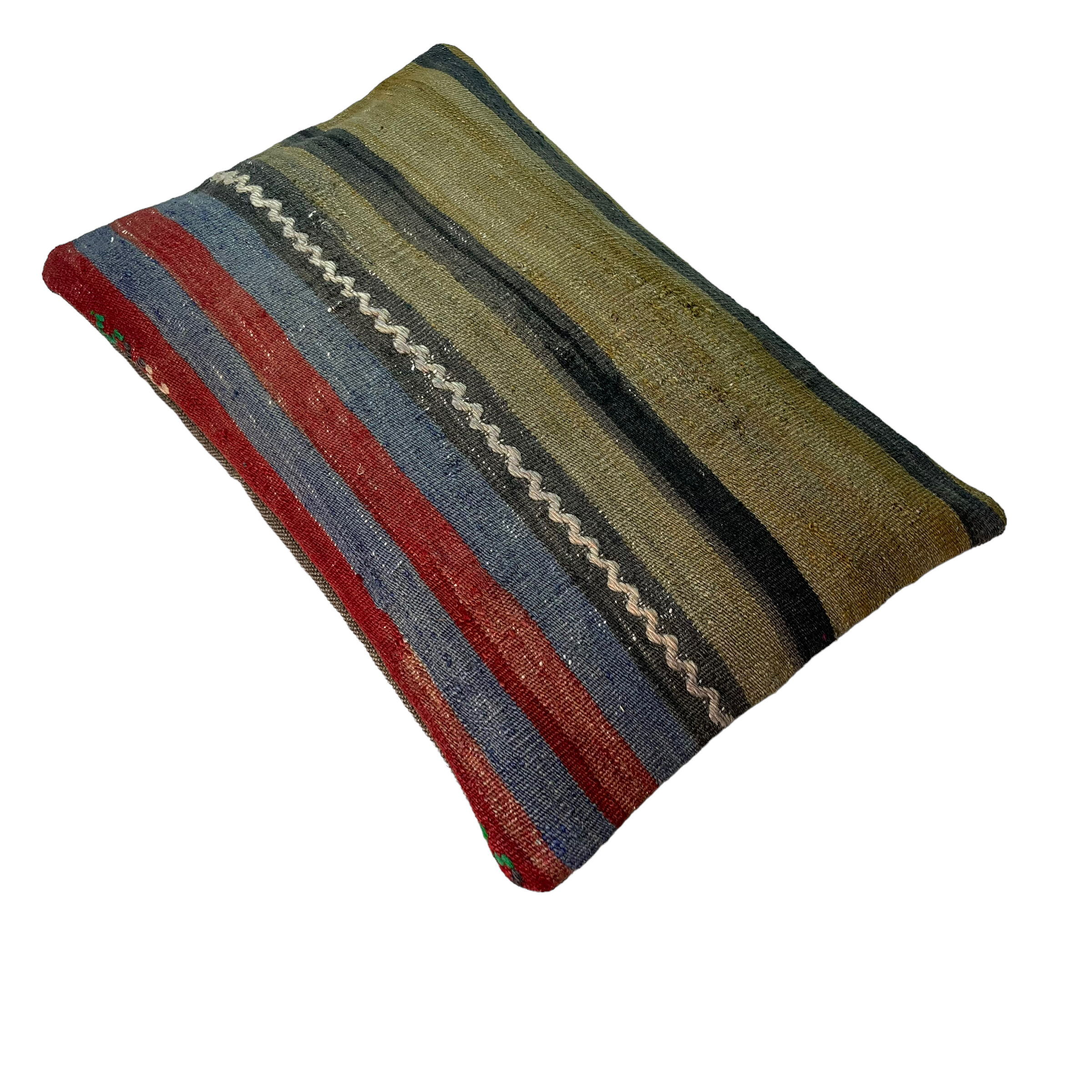 Vintage turkish kilim cushion cover, 30 x 50 cm