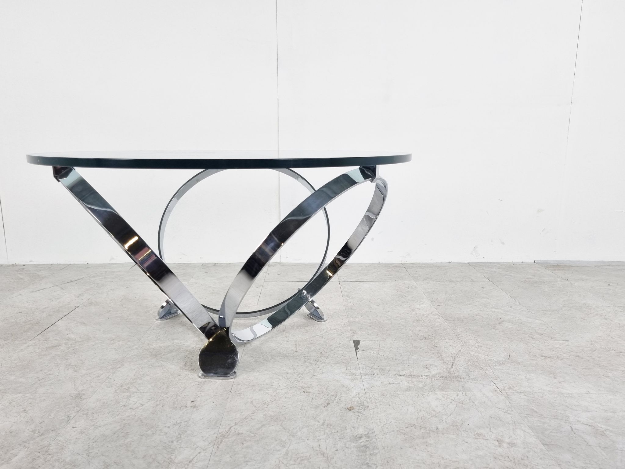 Table basse diamant vintage par Knut Hesterberg années 1960