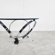 Table basse diamant vintage par Knut Hesterberg années 1960