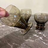 4 vintage glasses