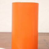 Murano Glass and Orange Metal Table Lamp, Italy, 1950s