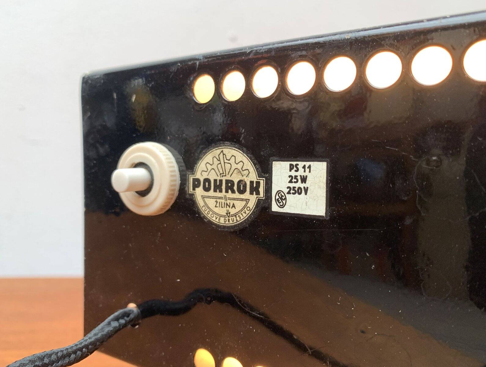 Lampe de table minimaliste tchèque des années 1960 de Pokrok.