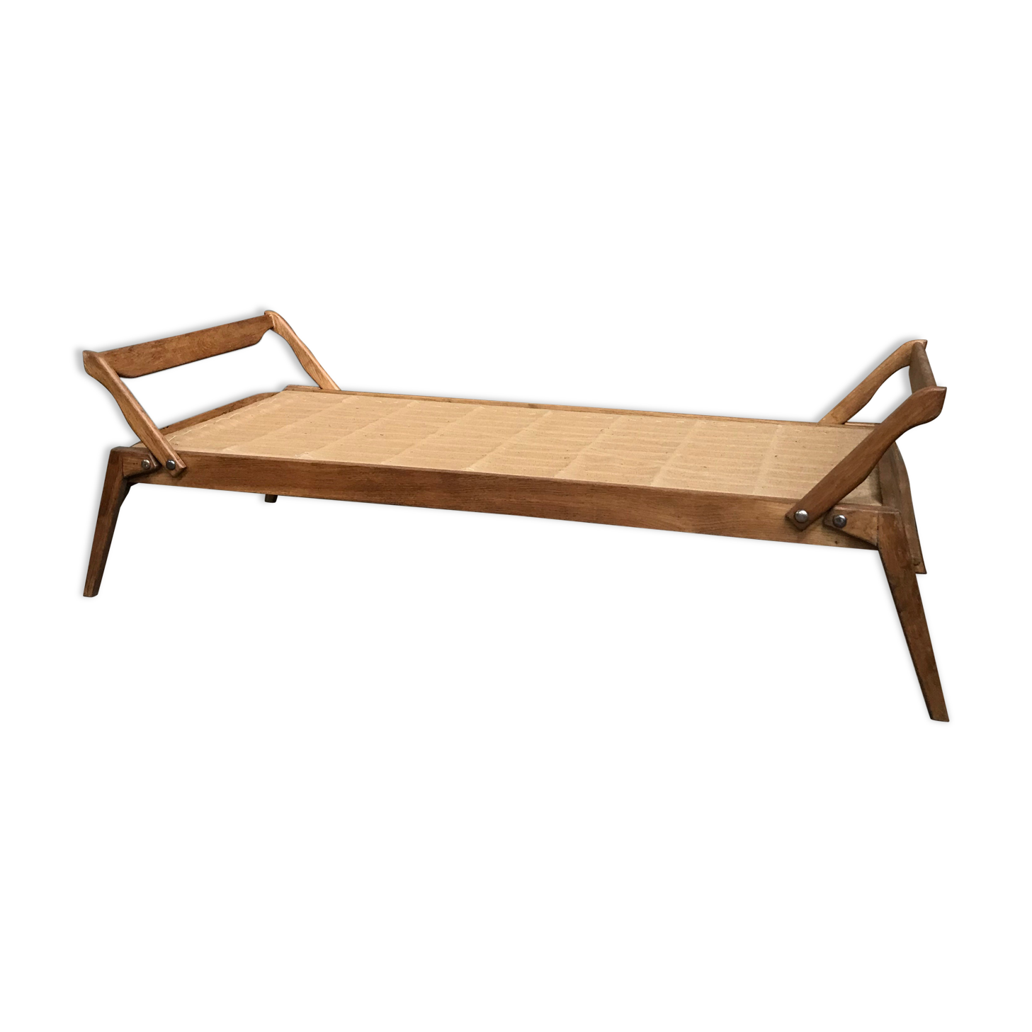 Bed folding a person