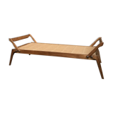 Bed folding a person