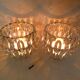 pair of tealight candle holders