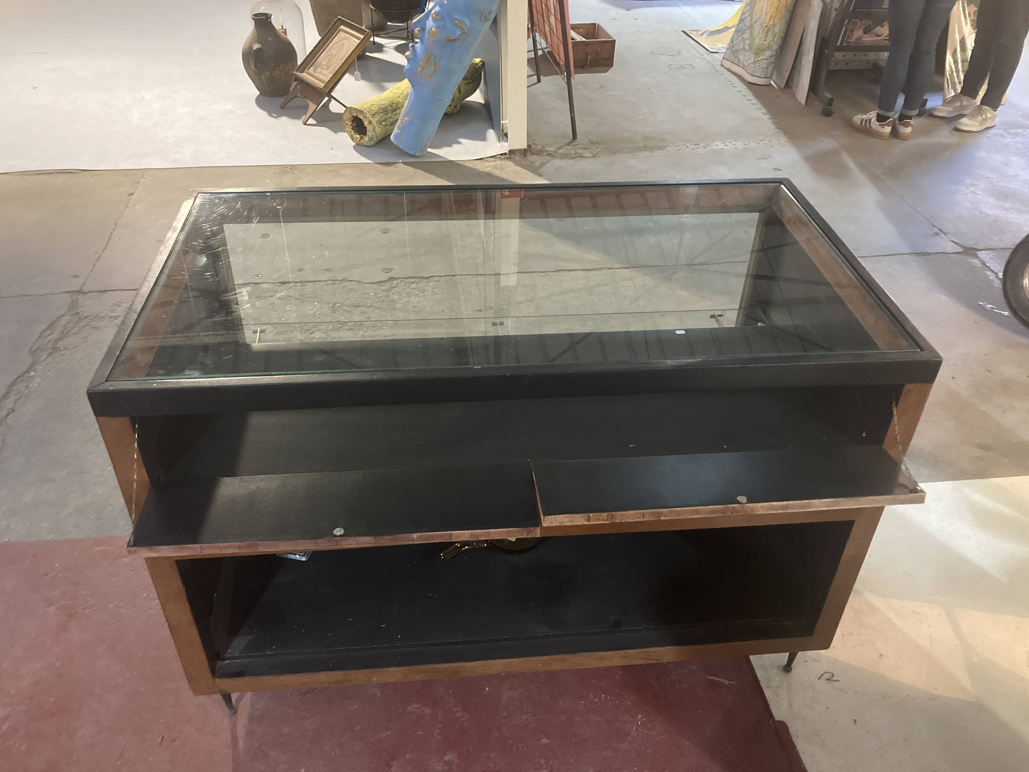 Vitrine de bijoutier - meuble de métier - vintage