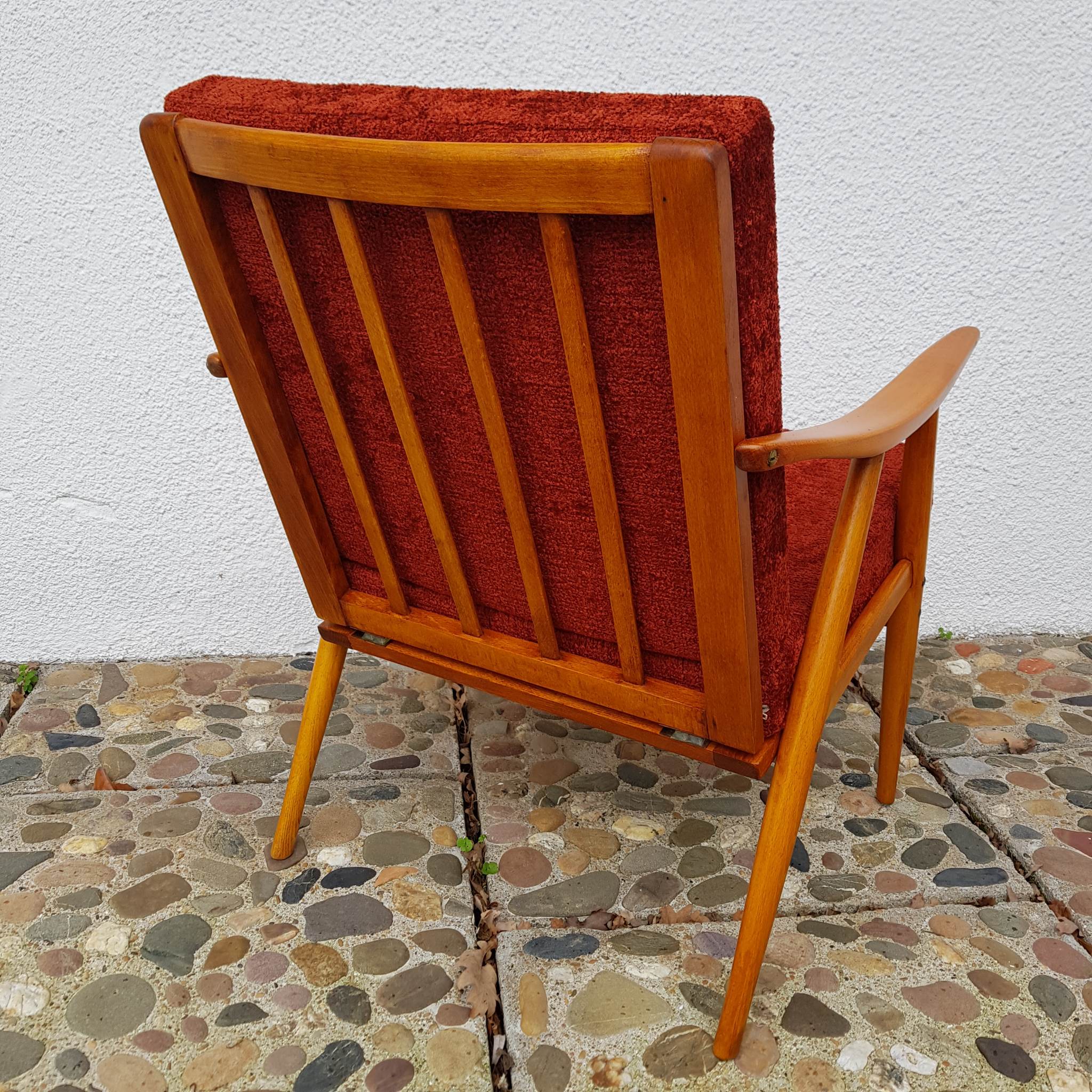 Thonet boomrang armchairs