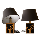Pair of table lamps in the style of Vivai del Sud.