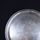 Solid silver tray signed Sazikov Russian wedding dish from 1868