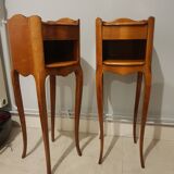 Pair of narrow bedsides Louis XV style