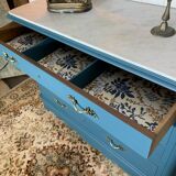 Marble top chest of drawers