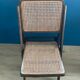 Chaise vintage avec estampille fabricant