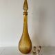 Carafe Empoli amber relief diamond tips