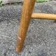 pair of vintage wooden bar stools