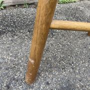 paire de Tabourets de bar bois vintage