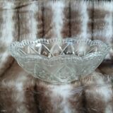 Antique cut glass salad bowl