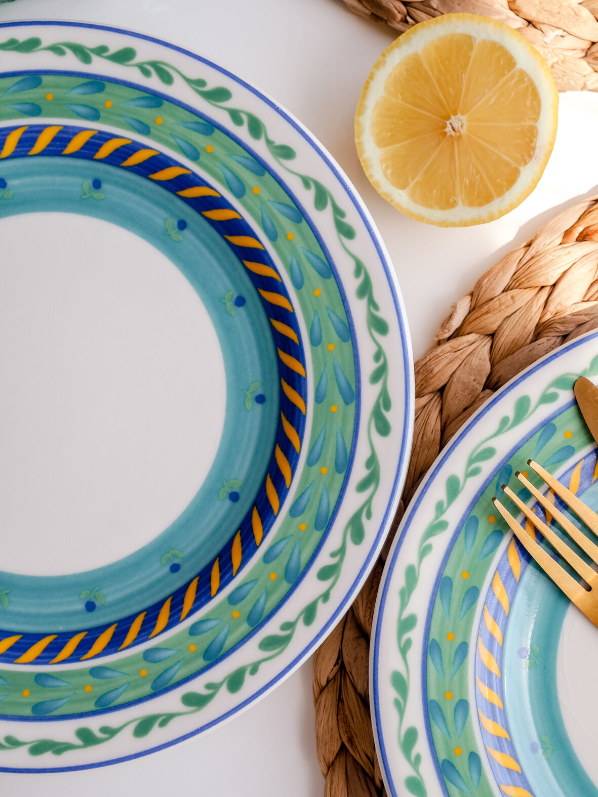 Lot de 5 assiettes Palacio provence