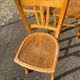 Set of 6 light bistro chairs