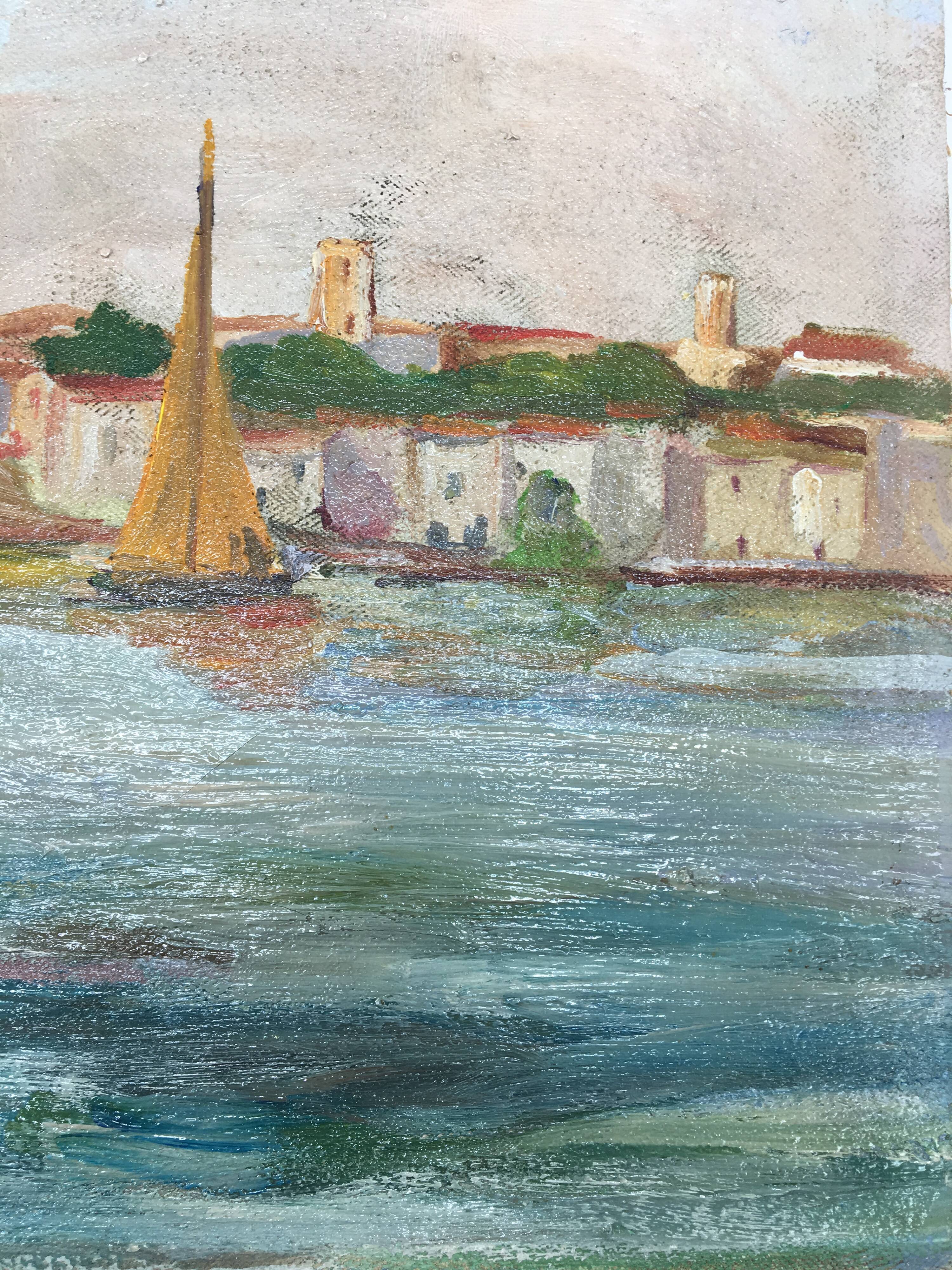 Ancient table, marine, oil on canvas year 70