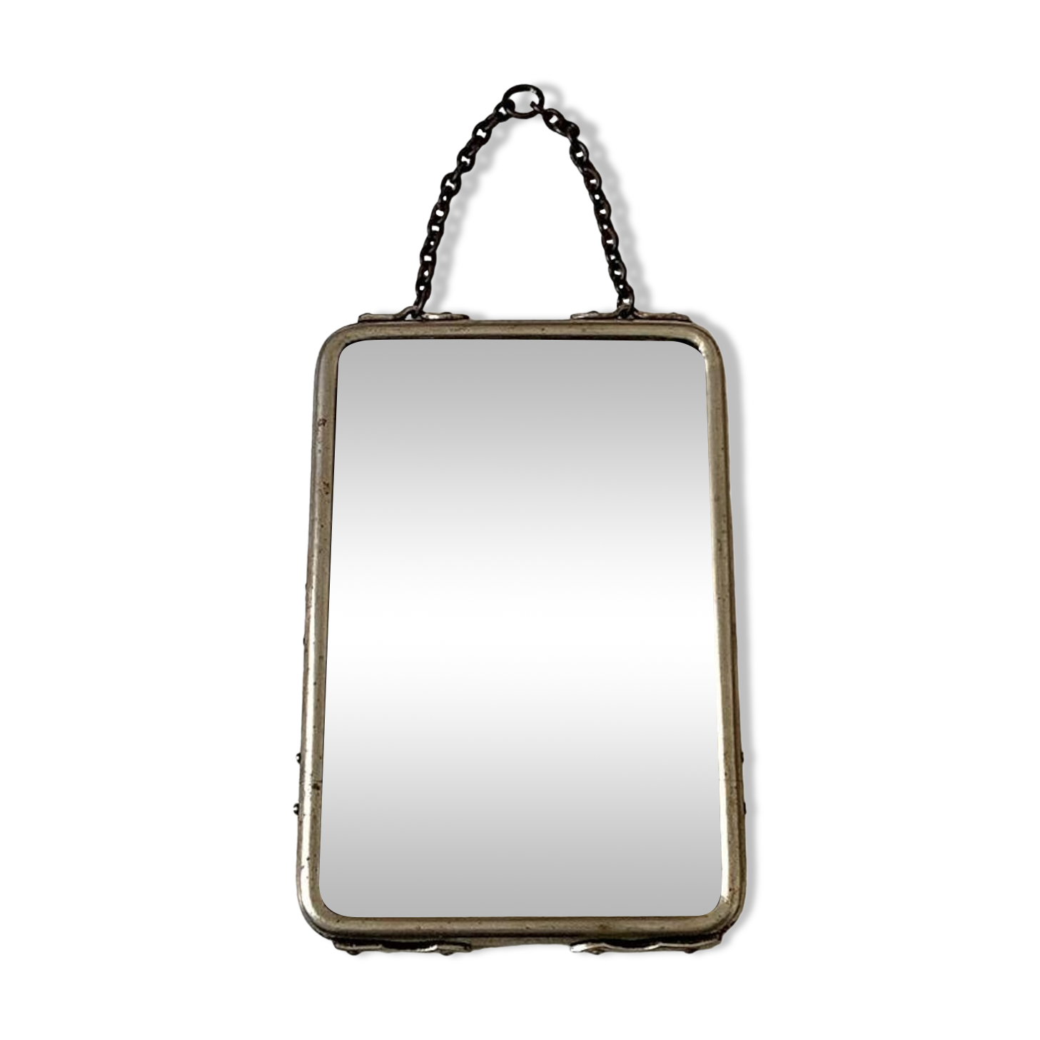 Small vintage barber mirror 50's