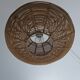 Suspension design cercles en rotin