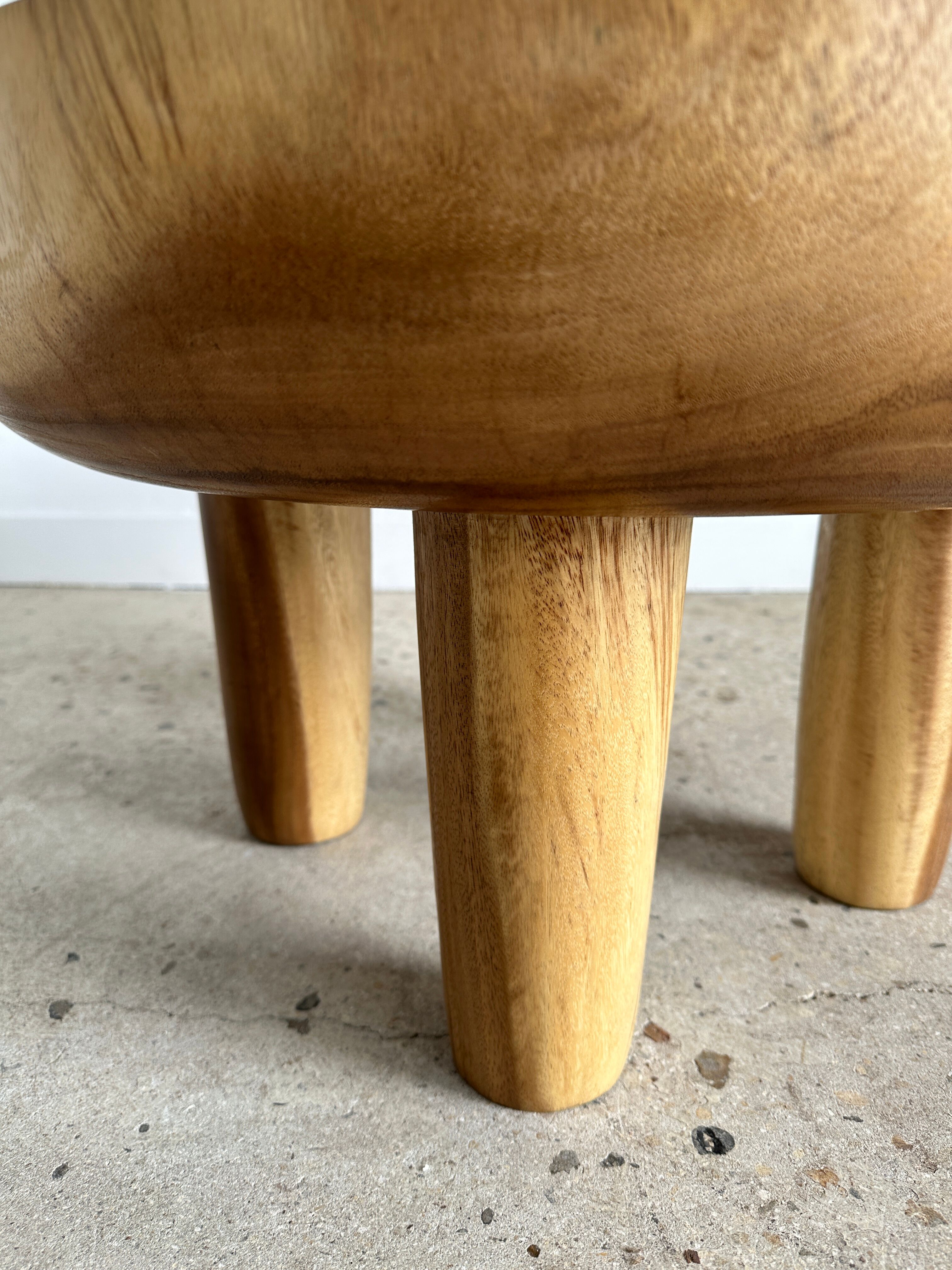 Coffee table, quadripod suar coffee table