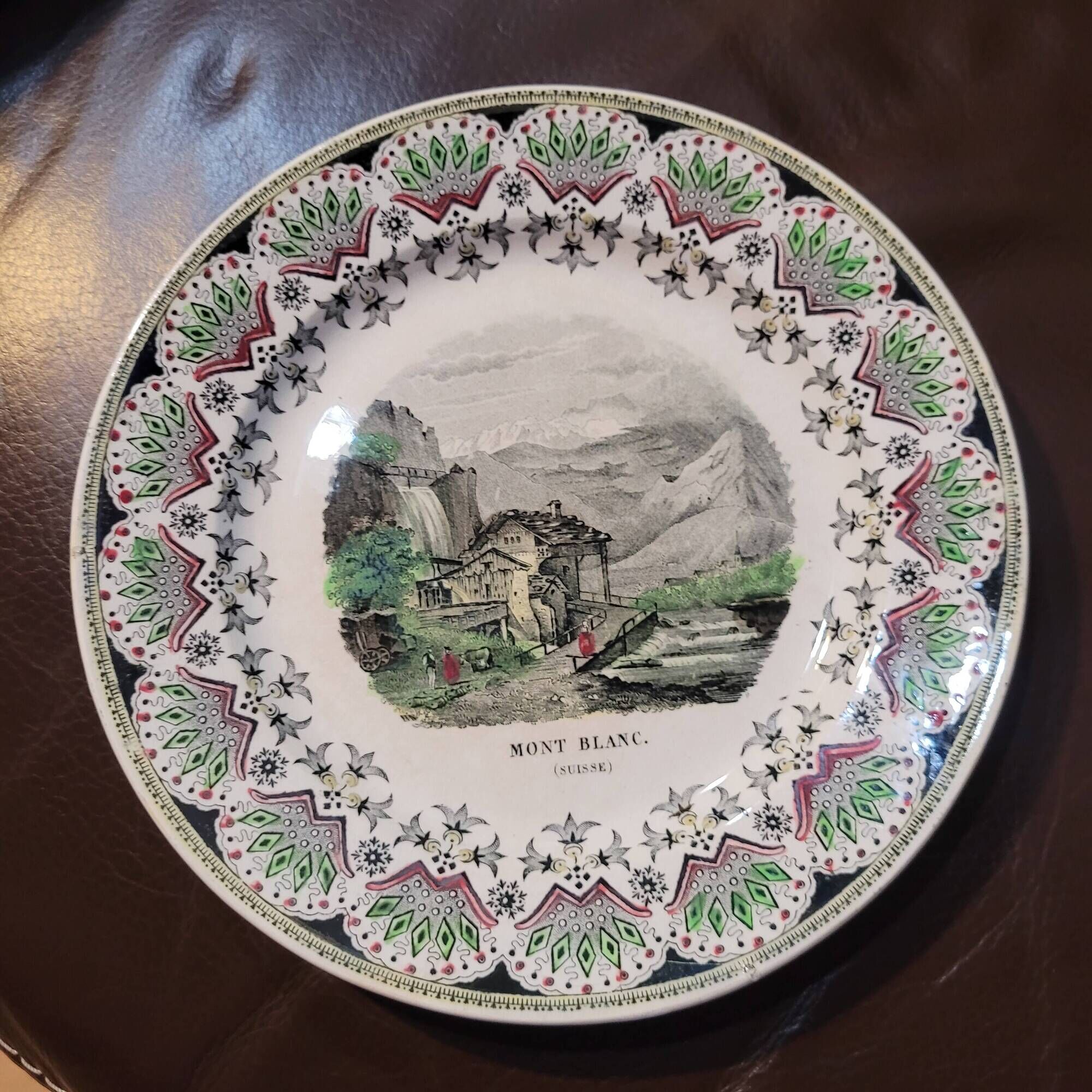 Assiettes creil et montereau