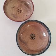 Pair of bowls signed A. Serghini
