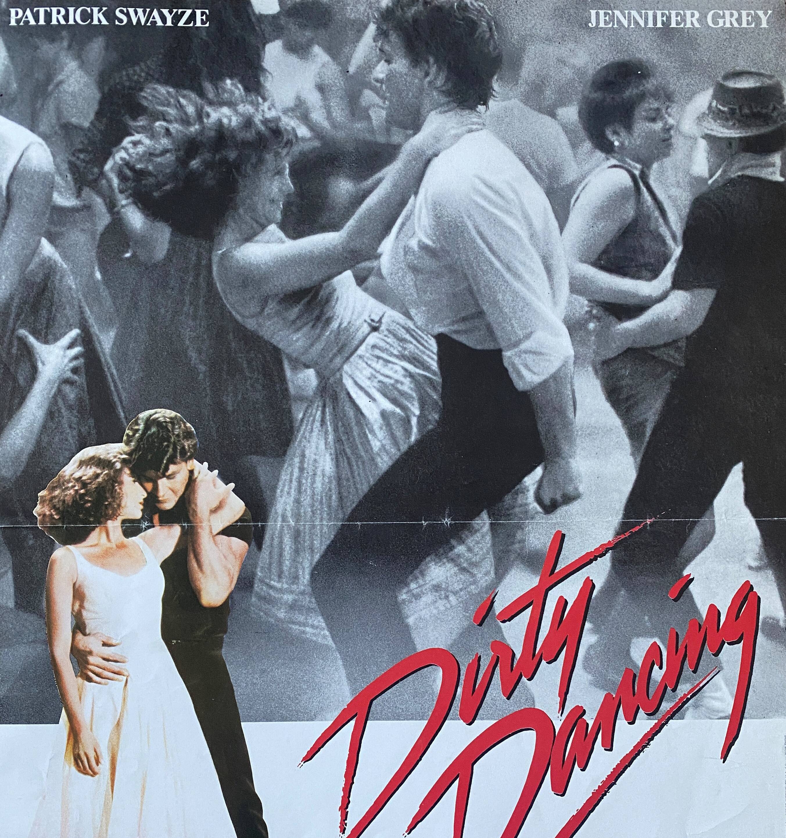 Affiche cinéma originale "Dirty Dancing" Patrick Swayze 40x60cm 1987