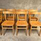 13 chaises bistrot vintage en bois 1950 1960