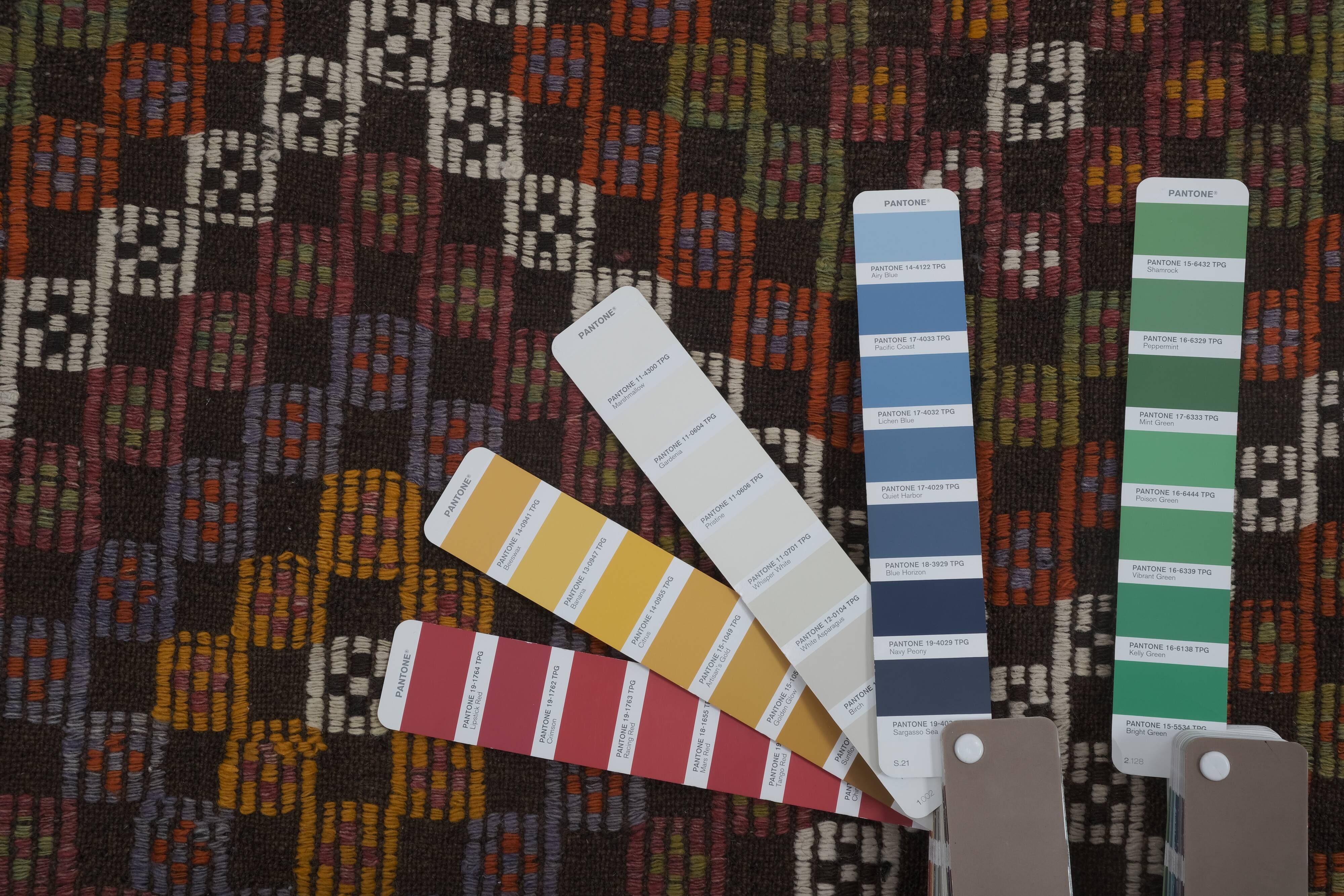 Turkish Geometric Jajim Flat-Weave Textile - Dining Room Kilim 5'3" X 8'10"