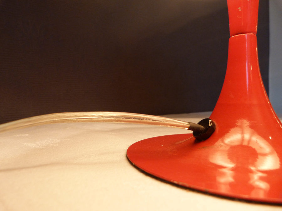 Lampe rouge vintage