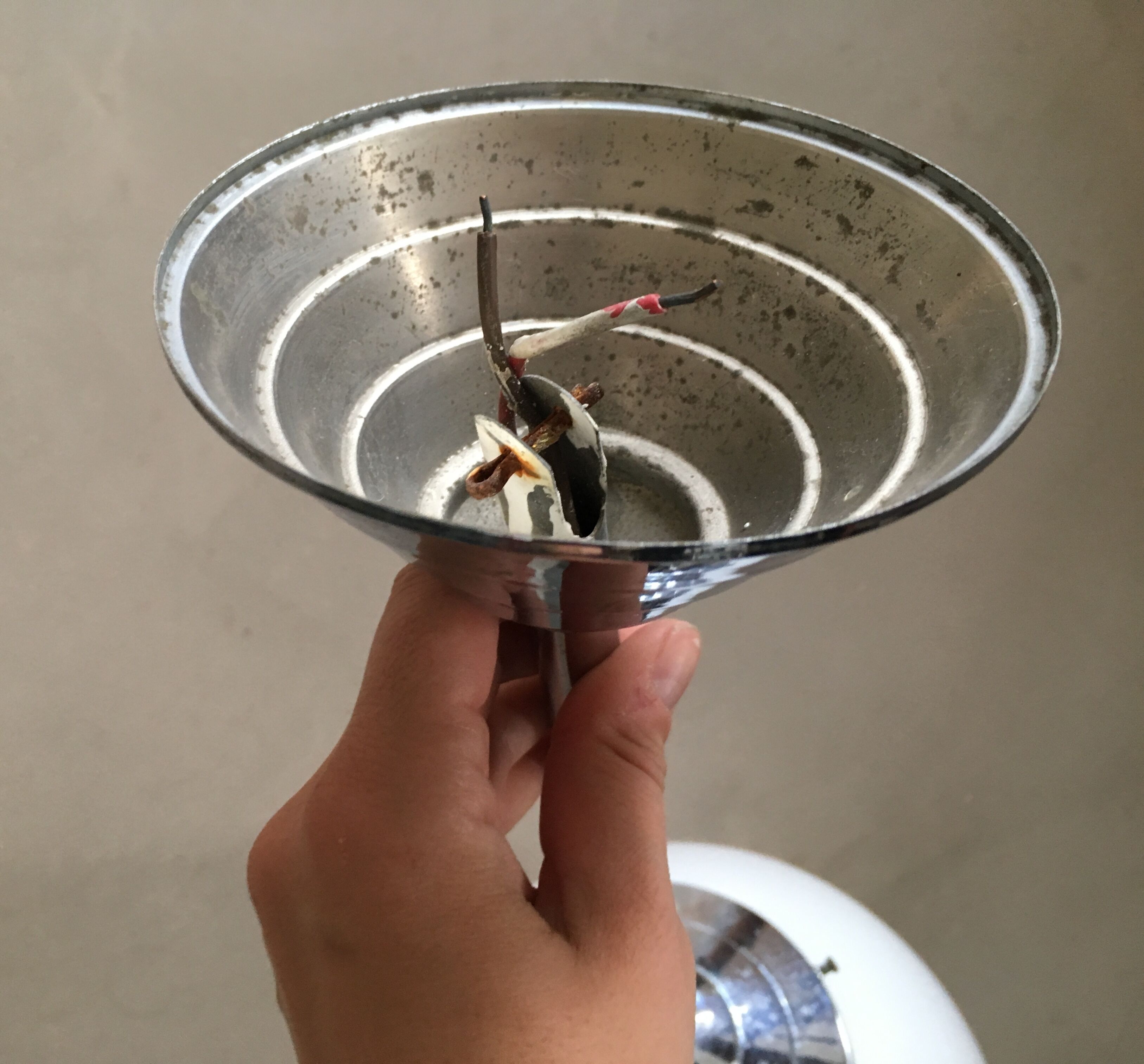 Suspension boule art deco