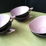 6 Limoges porcelain coffee or tea cups