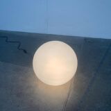 Vintage floor lamp in the shape of a globe from the French space age by SCE, France.