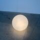 Vintage floor lamp in the shape of a globe from the French space age by SCE, France.
