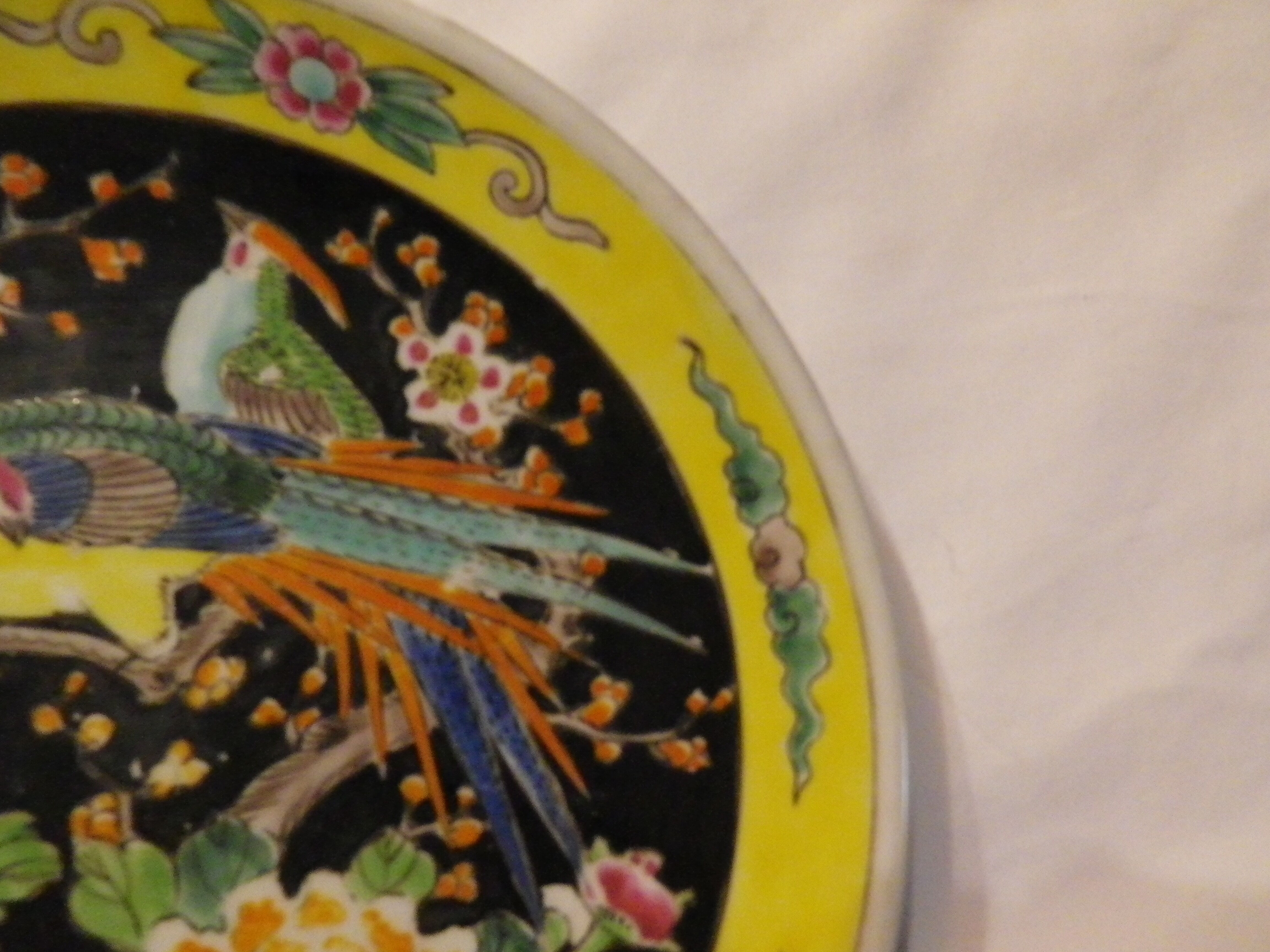 plate decors emaux made in japan