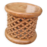 African stool Bamileke Natural brown
