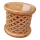 African stool Bamileke Natural brown
