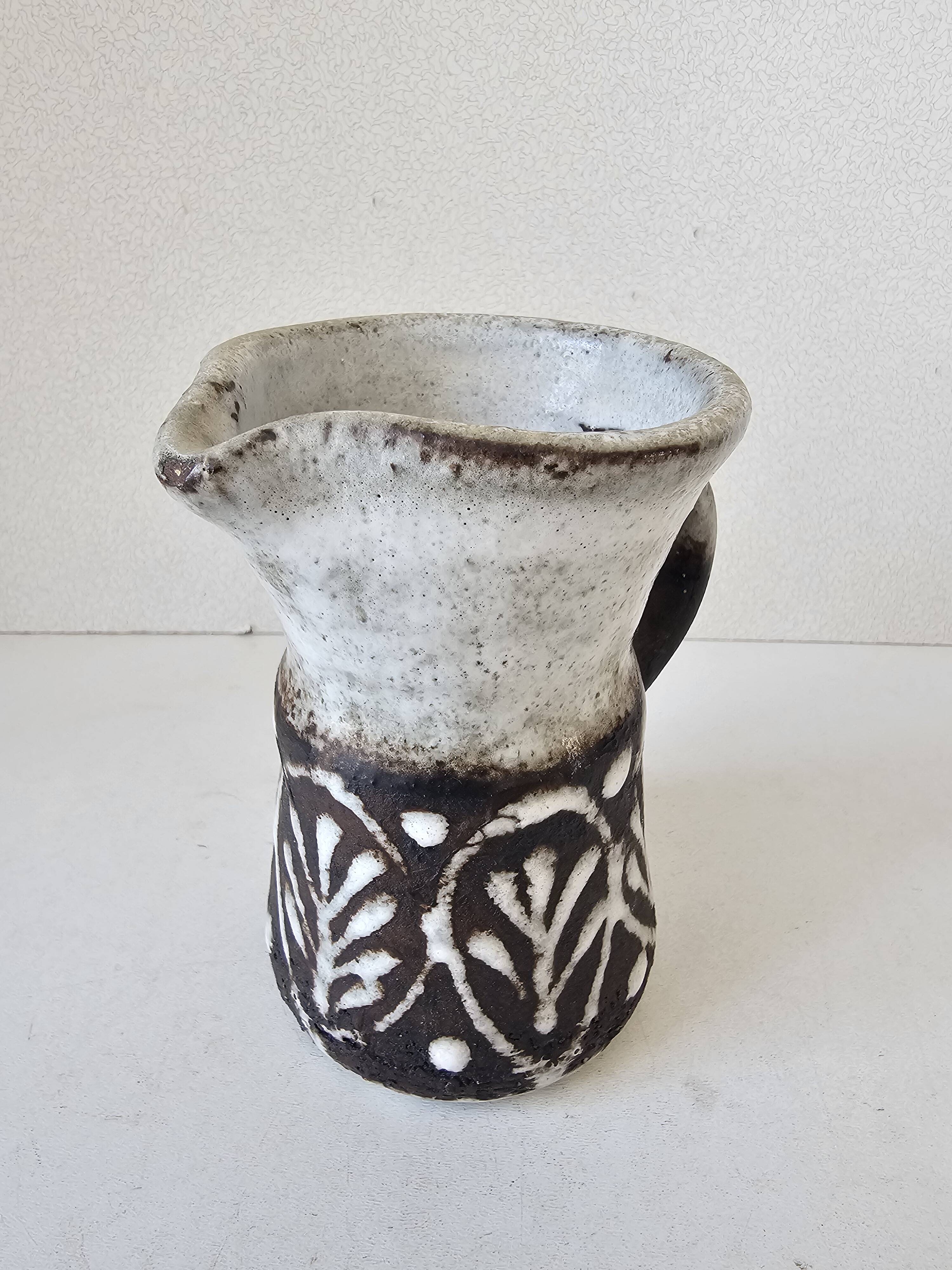 Ceramic milk jug attributed to Albert Thiry - 1950s