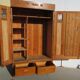 1950s oak wardrobe