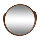 Scandinavian teak mirror - 52 x 50 cm