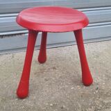 Stool Ingvar Kamprad limited edition red